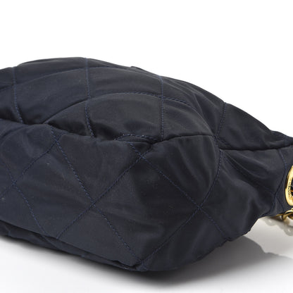 Prada Nylon Tessuto Impuntu Quilted Crossbody Bag Navy 6 of 9