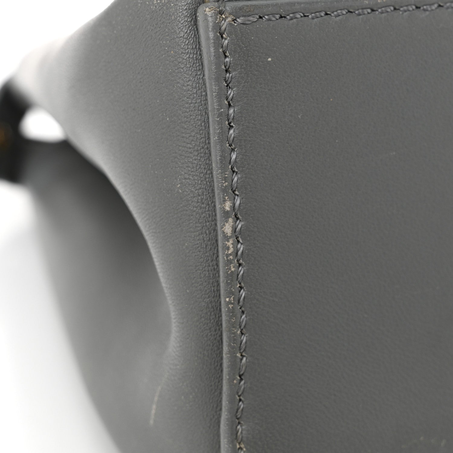 Fendi Nappa Colorblock Mini Peekaboo Iconic Satchel Grigio Chiaro Fragola Blue 13 of 13