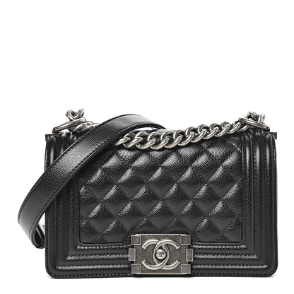 Chanel Caviar Quilted Small Boy Flap Black 1 of 11