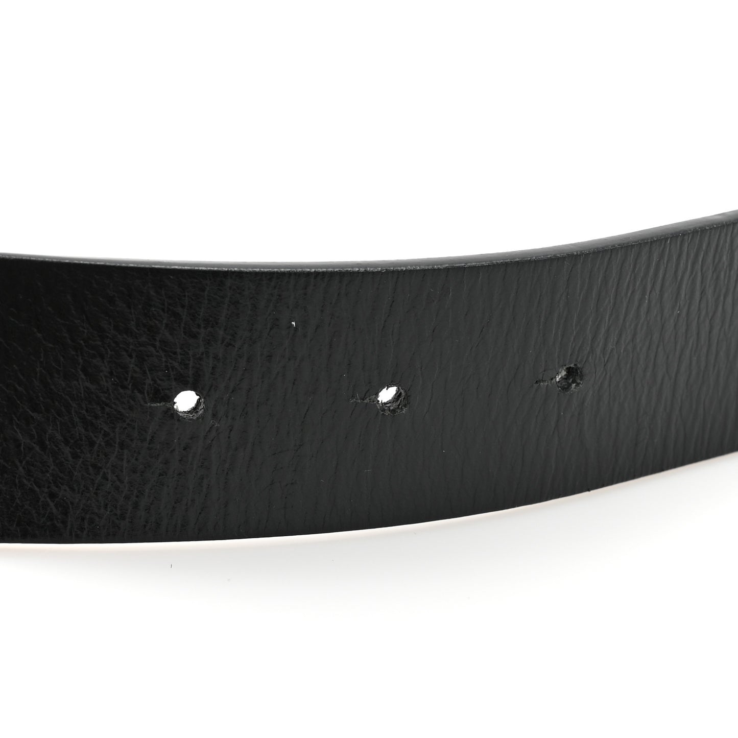 Patent Calfskin CC Reversible Belt 85 34 Black White