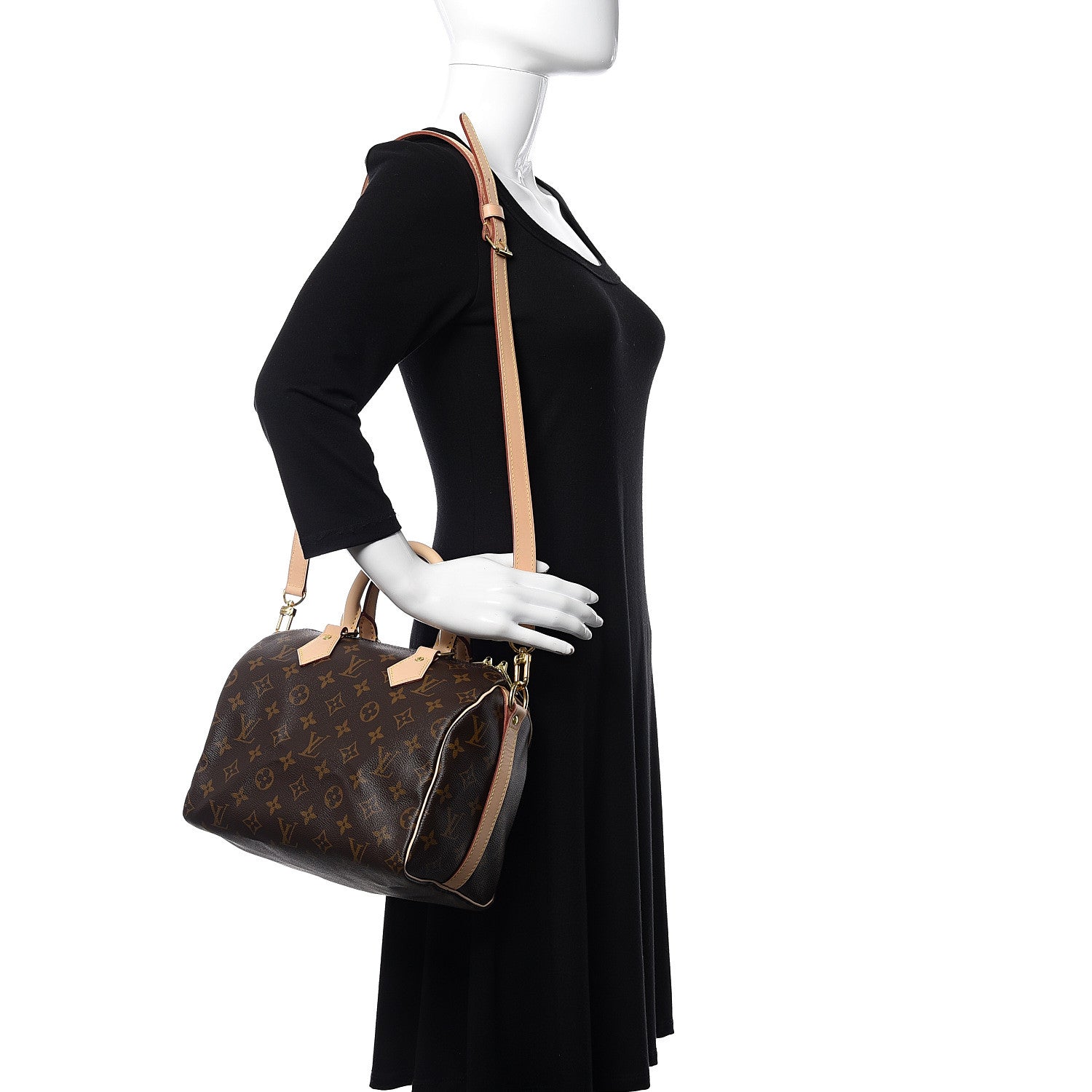 Louis Vuitton Monogram Speedy Bandouliere 25 2 of 12