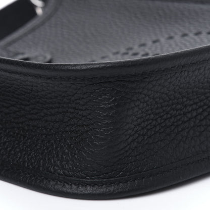 Hermes Taurillon Clemence Evelyne TPM Black 9 of 11