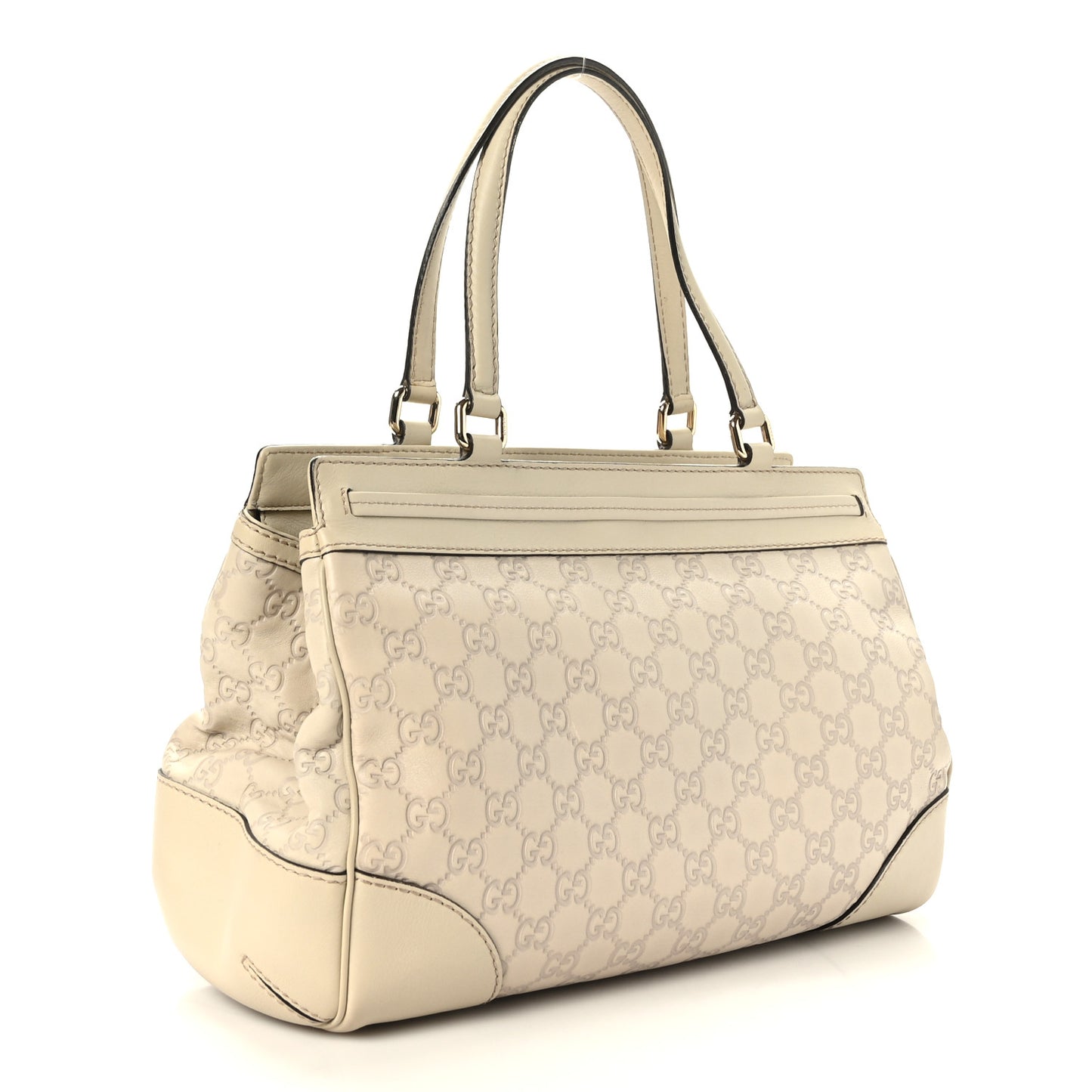 Guccissima Medium Mayfair Tote Off White
