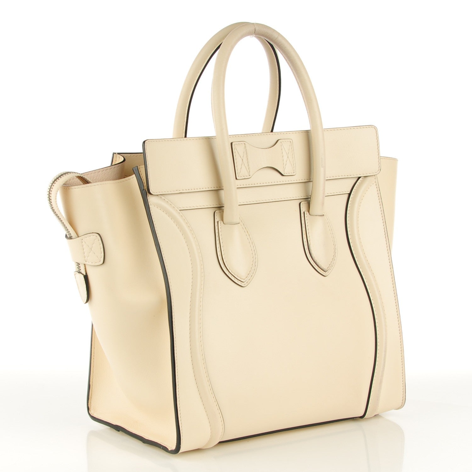 Celine Palmelato Mini Luggage Ivory 3 of 8