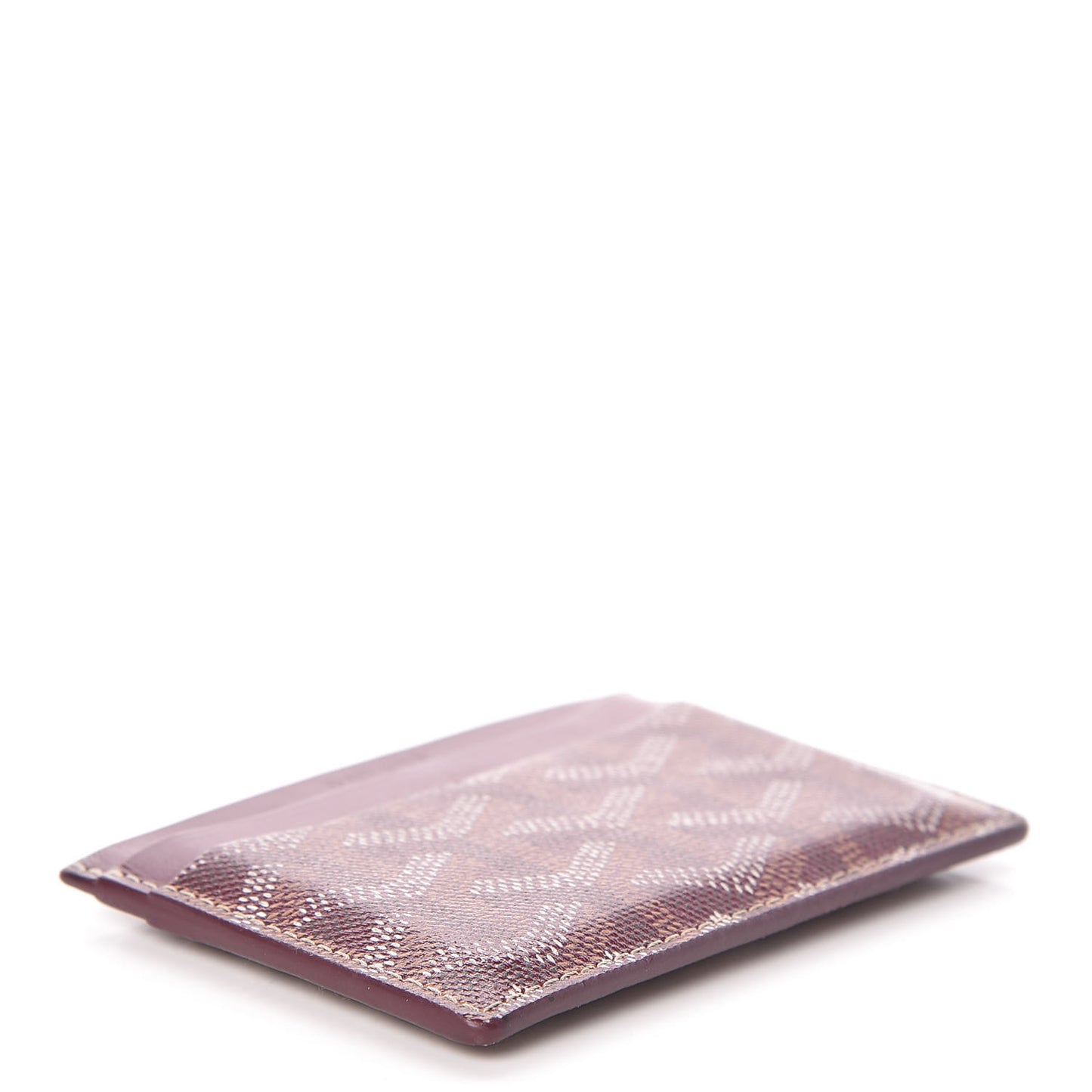 Goyardine Saint Sulpice Card Holder Bordeaux