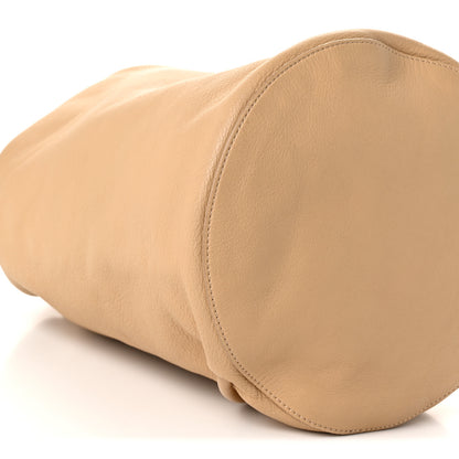 The Row Grained Calfskin Sporty Backpack Beige 8 of 9