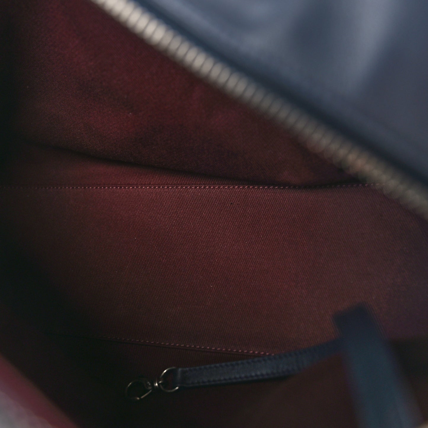 Calfskin Woven Bowling Bag Green Navy Blue