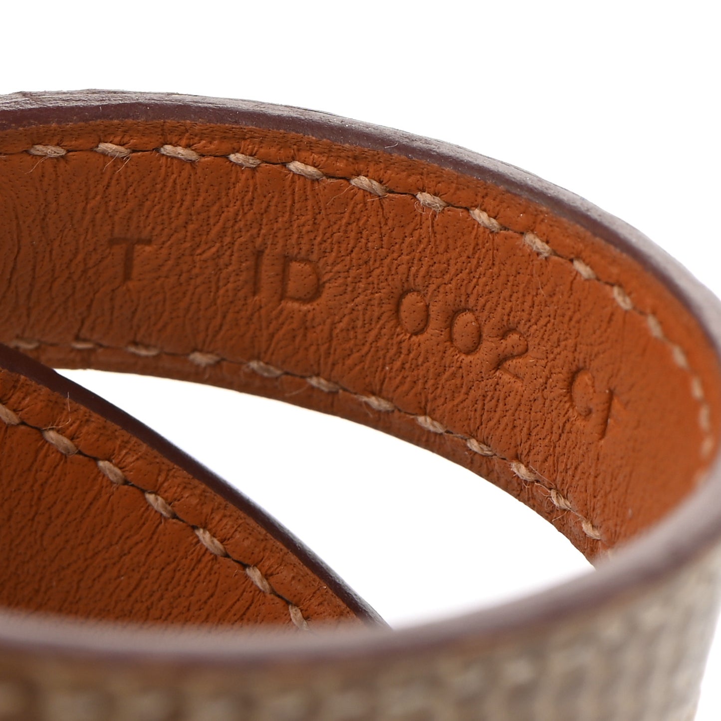 Lizard Kelly Double Tour Bracelet XS Ficelle