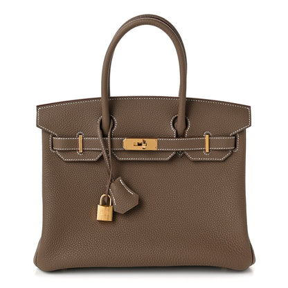 Hermes Togo Birkin 30 Etoupe 1 of 9