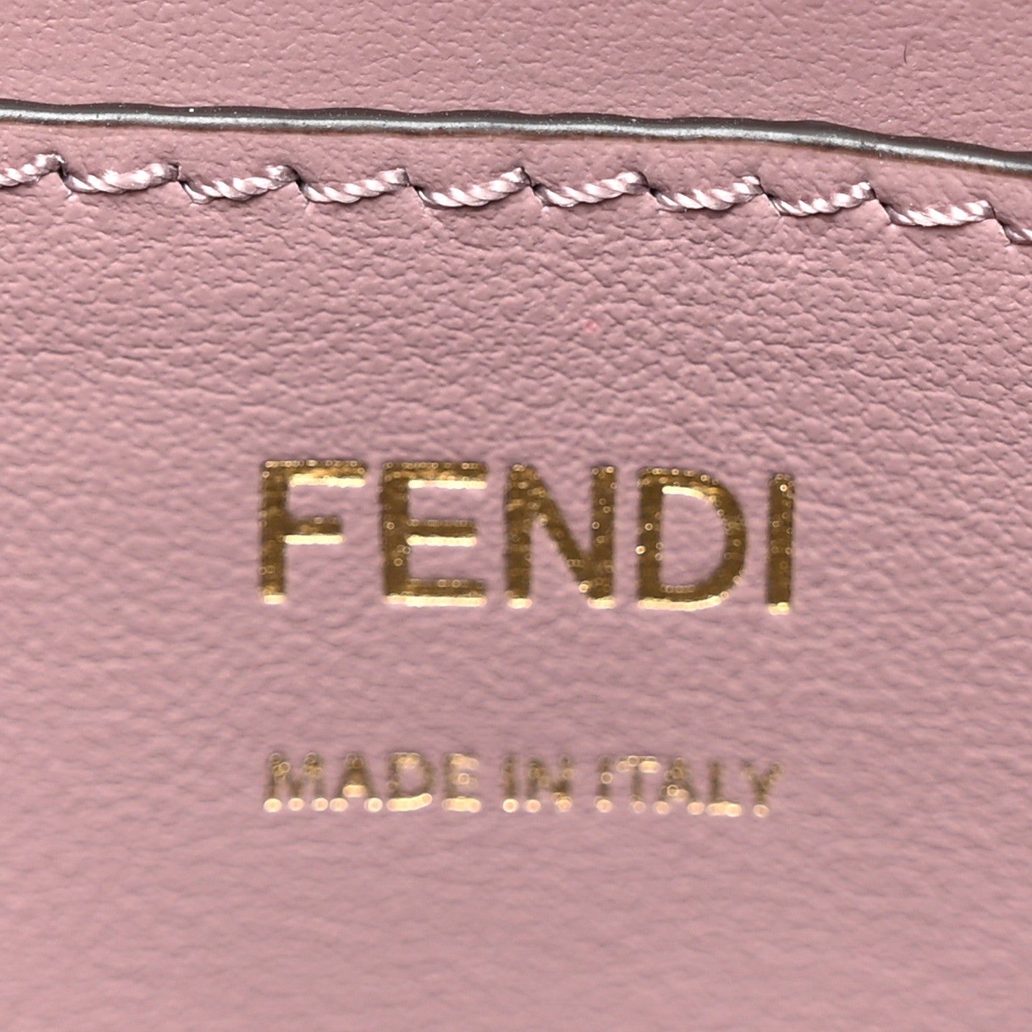 Fendi Velvet Jacquard FF Baguette Pouch Dusty Mauve 6 of 10