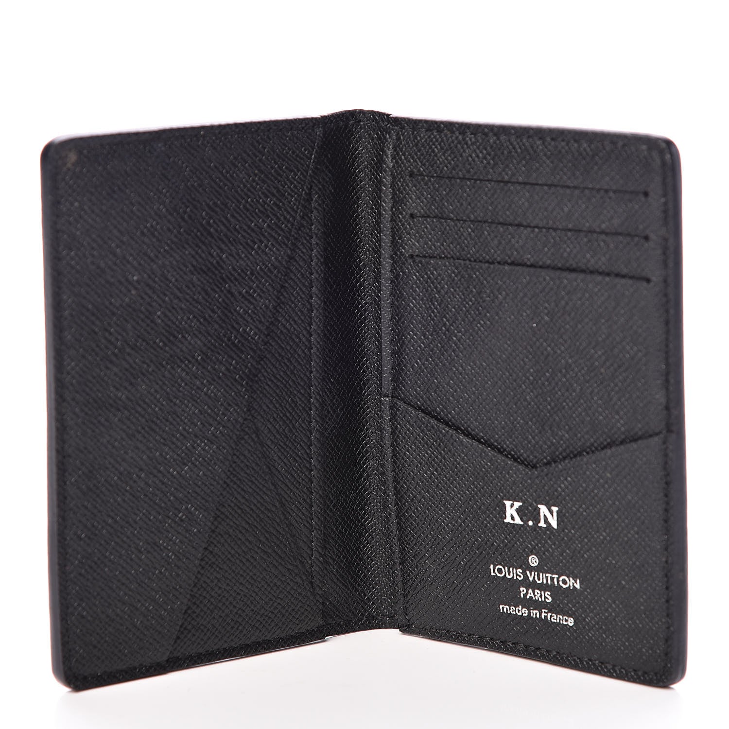 Louis Vuitton Taiga Pocket Organizer NM Black 5 of 10