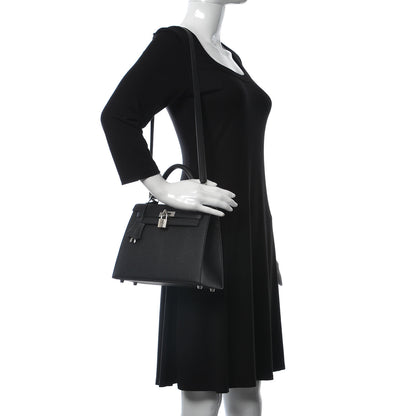 Hermes Epsom Kelly Sellier 25 Black 2 of 38