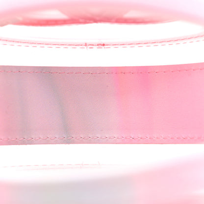 Chanel PVC Lambskin Filigree Round Clutch With Chain Pink 5 of 11