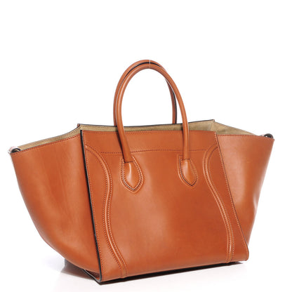 Celine Natural Calfskin Medium Phantom Luggage Tan 3 of 8