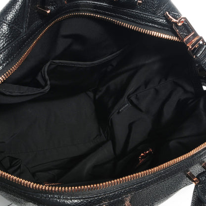 Alexander Wang Pebbled Leather Large Emile Black with Rose Gold Hardware 5 of 7