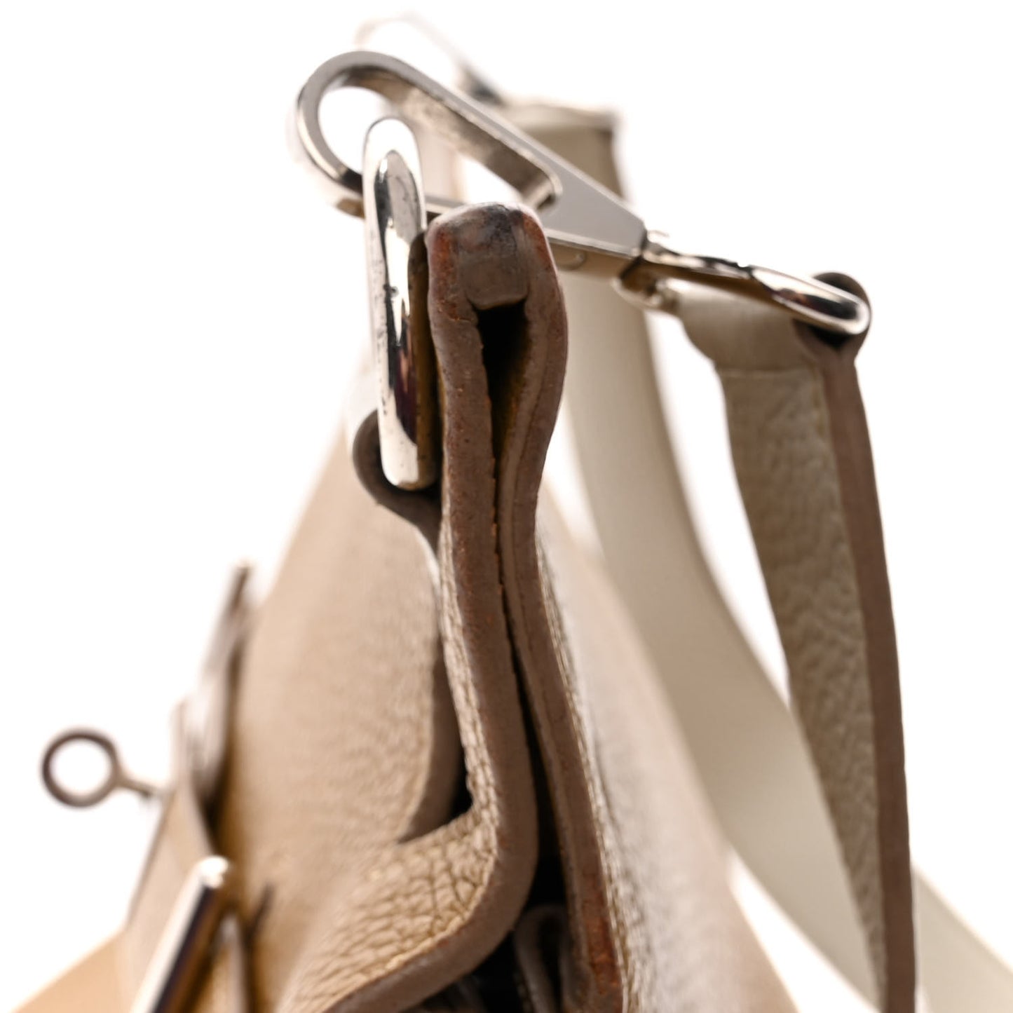 Taurillon Clemence Bi-Color Jypsiere 31 Kraft Gris Perle