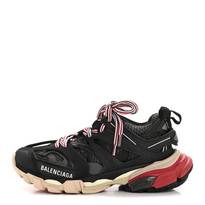 Balenciaga Mesh Nylon Fabric Womens Track Sneakers 35 Black Grey 1 of 8