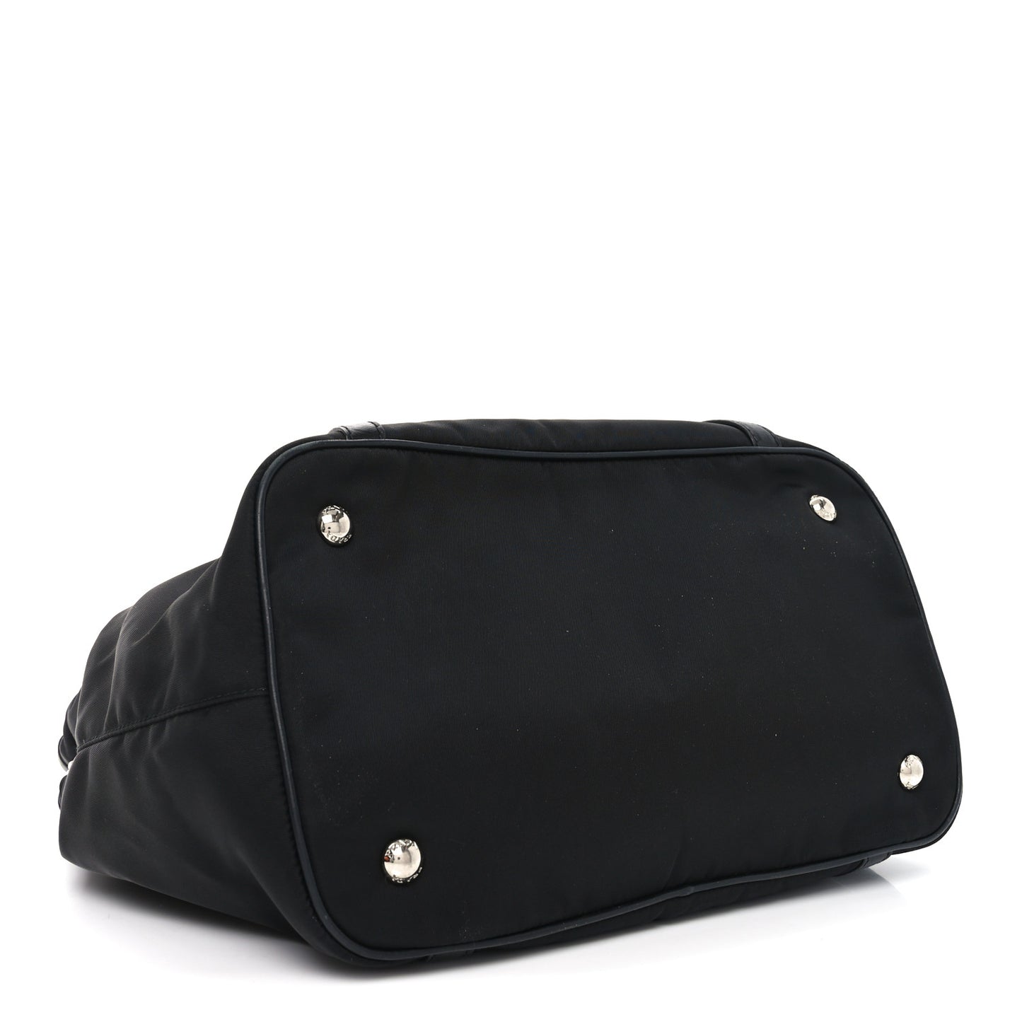 Tessuto Nylon Soft Calf Tote Black