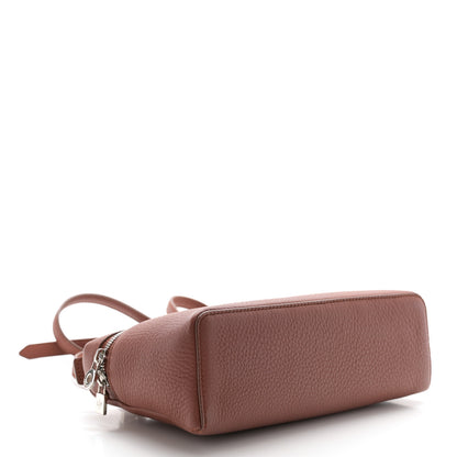 Loro Piana Grained Calfskin L19 Extra Pocket Pouch Kummel 4 of 10