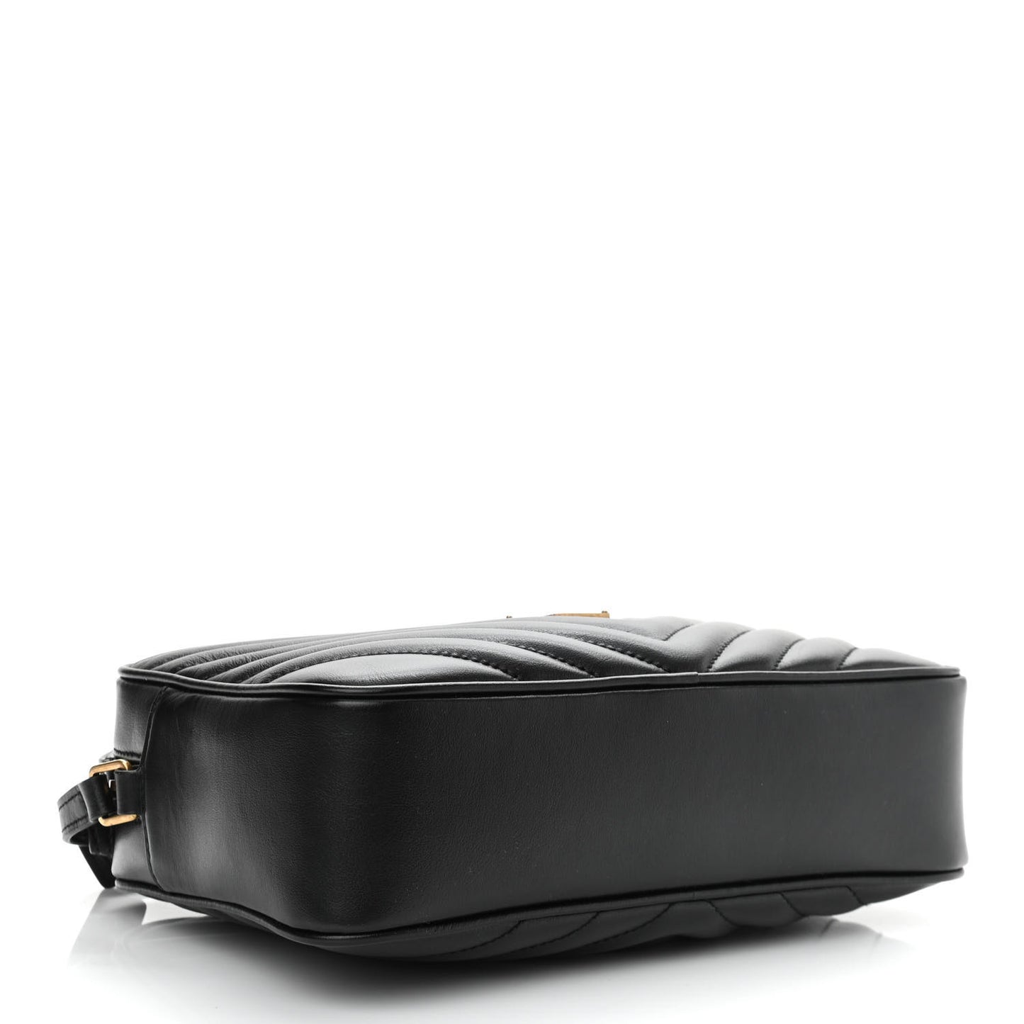 Calfskin Matelasse Monogram Lou Camera Bag Black