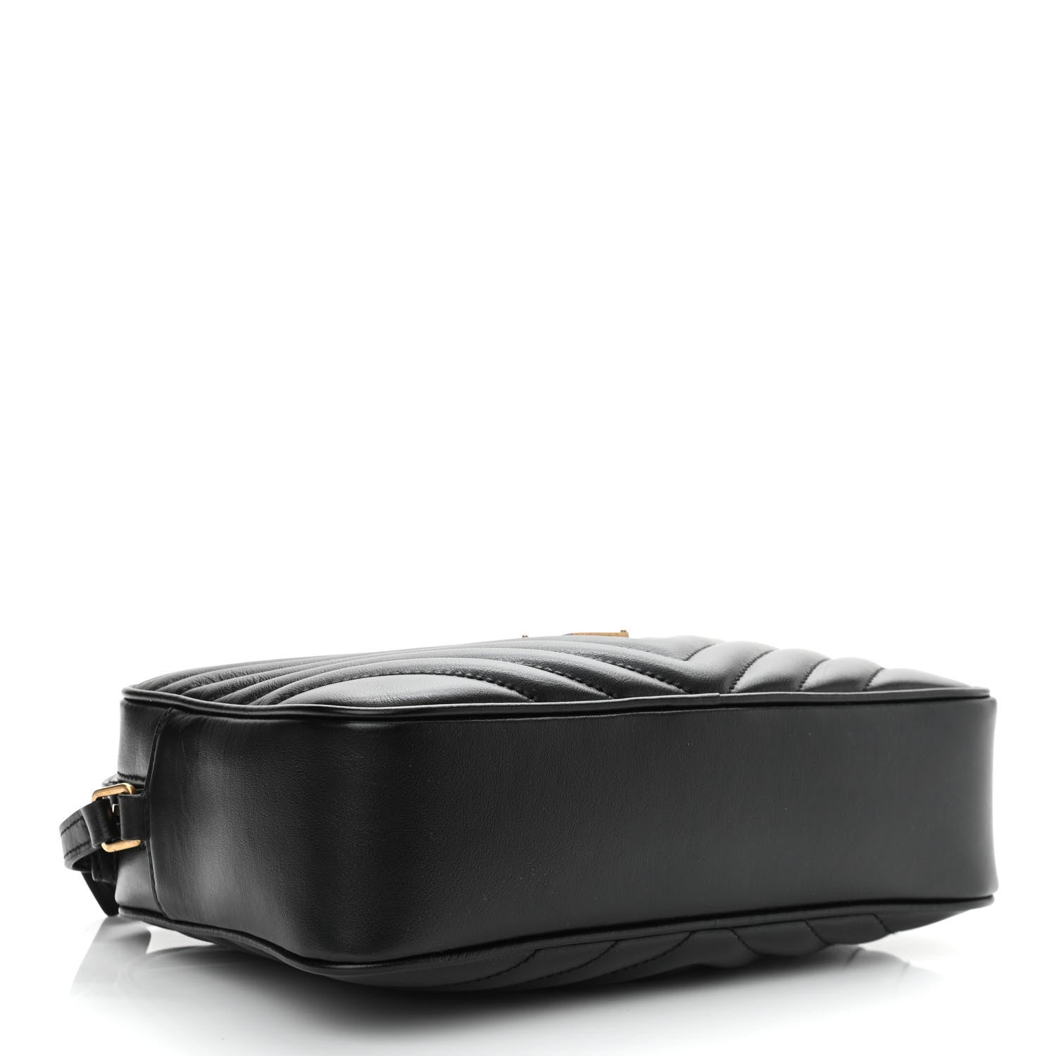 Saint Laurent Calfskin Matelasse Monogram Lou Camera Bag Black 4 of 10