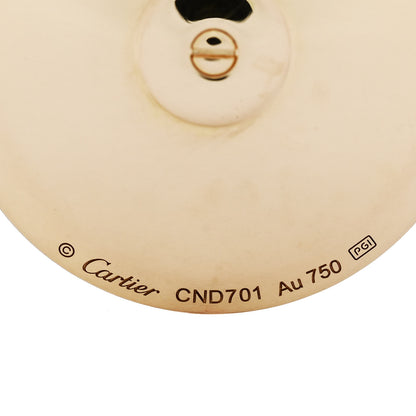 Cartier 18K Yellow Gold Diamond Mother of Pearl SM Amulette de Cartier Pendant 5 of 5