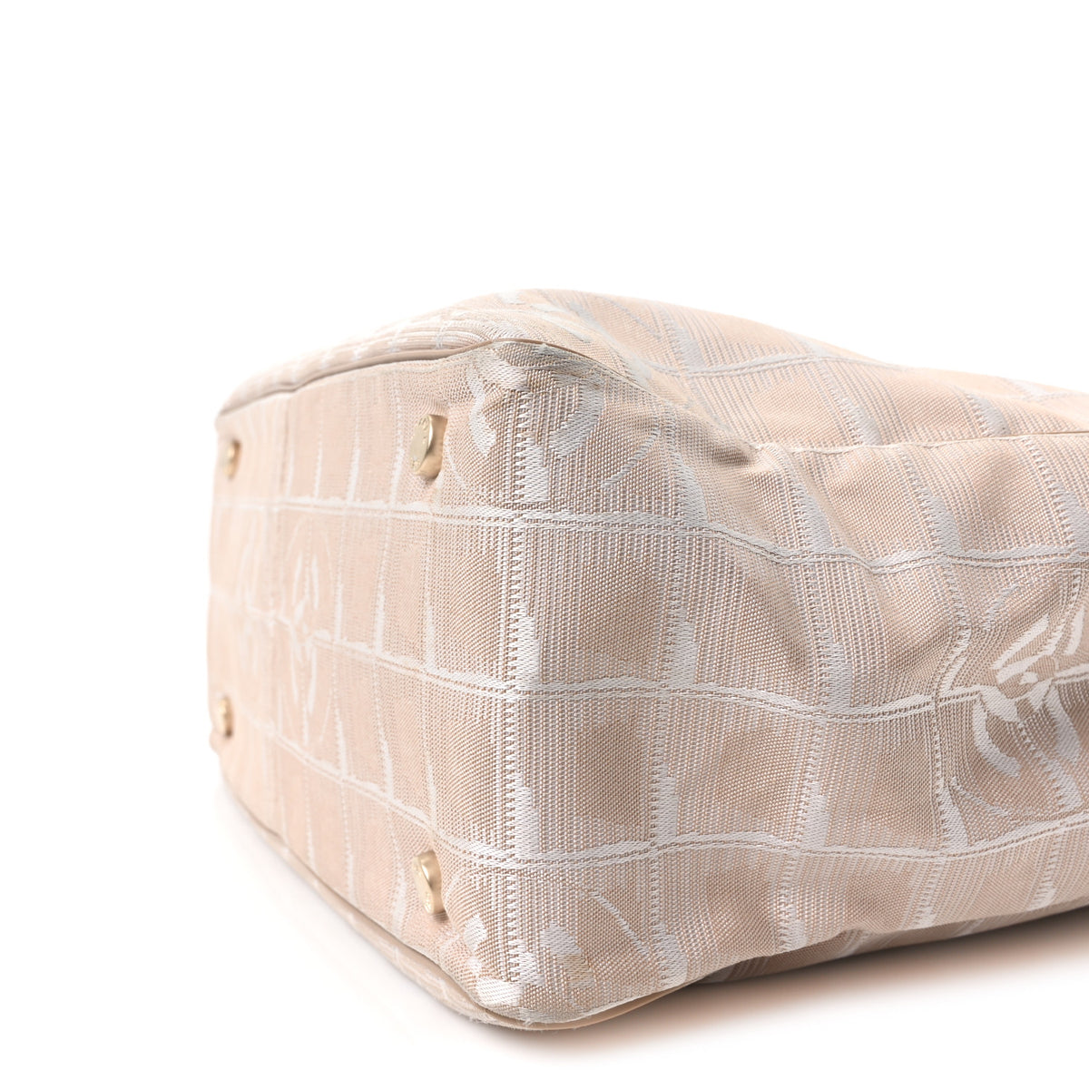 Nylon Small Travel Tote Beige