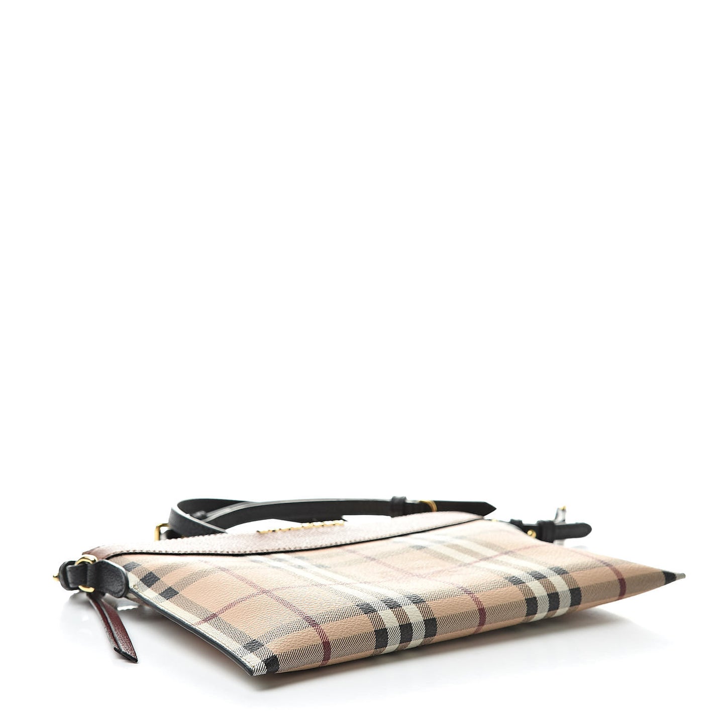 Haymarket Check Peyton Crossbody Clutch Bag Toffee