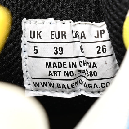 Balenciaga Fabric Mesh Nappa Mens Triple S Sneakers 39 Bleu White Vert Jaune 7 of 9