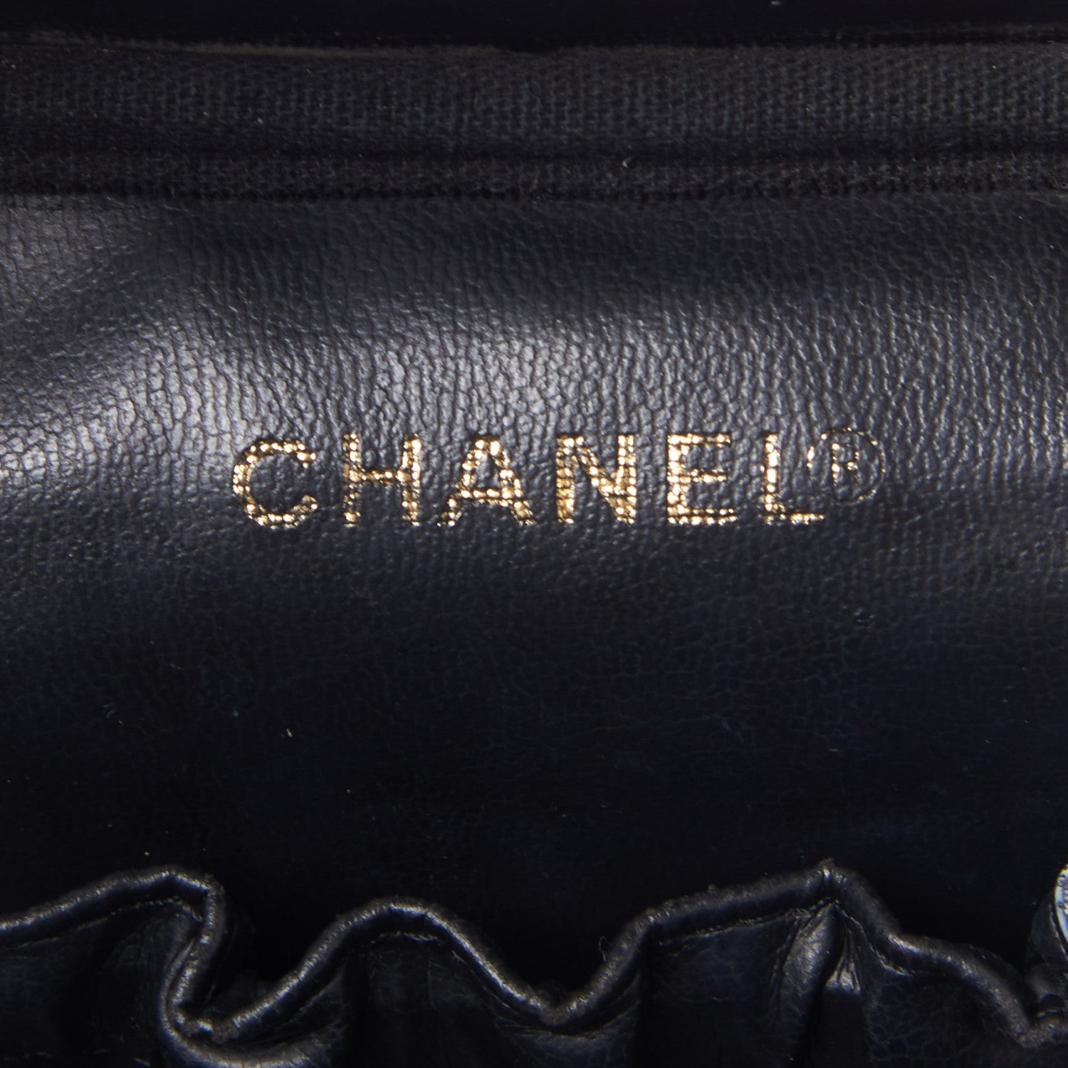 Chanel Caviar Vanity Cosmetic Case Black 8 of 9