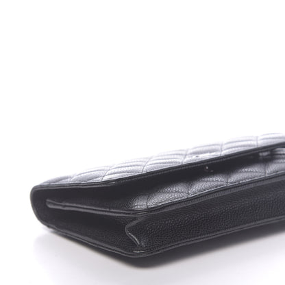 Chanel Caviar Quilted Wallet On Chain WOC Black 9 of 13