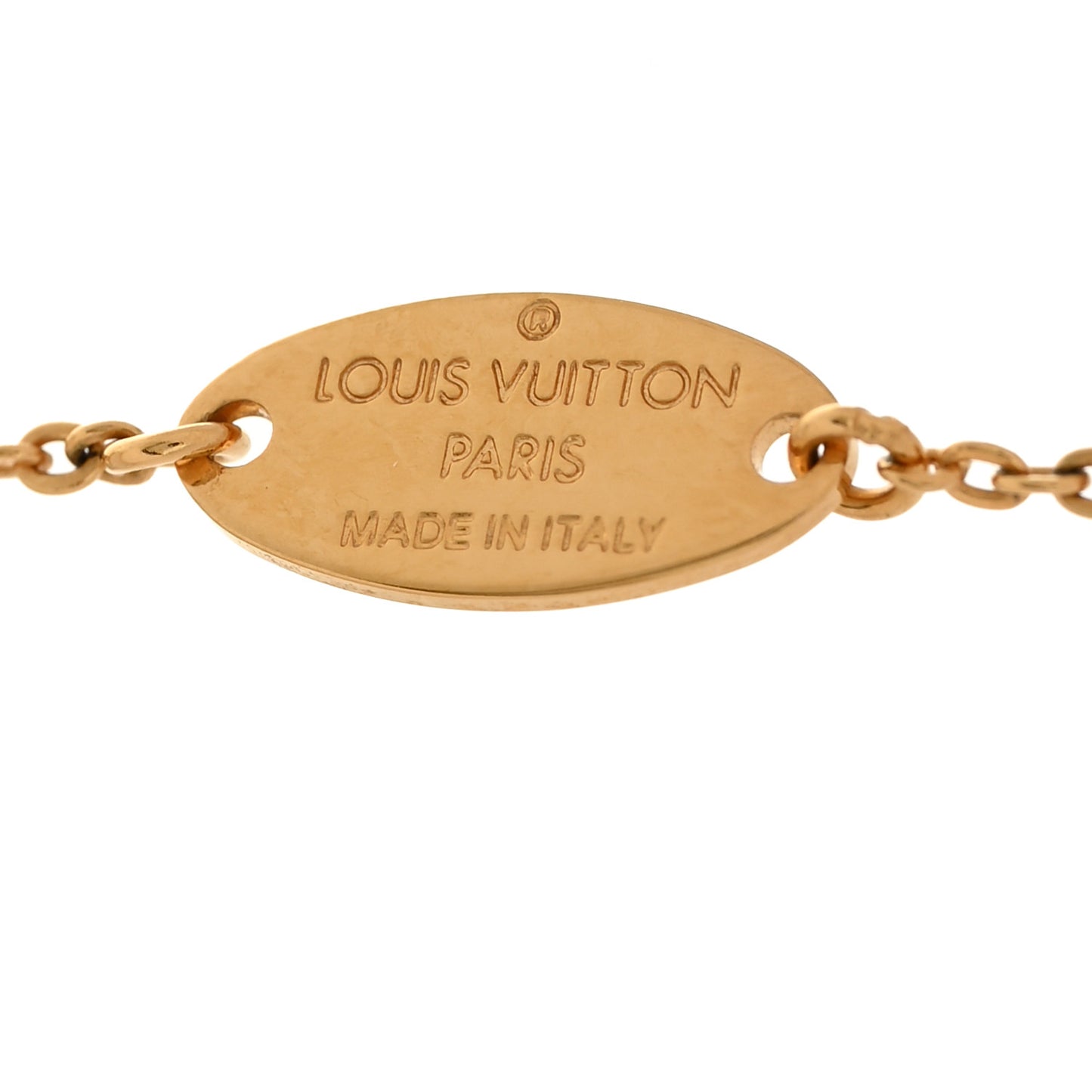 Nanogram Name Tag Necklace Gold