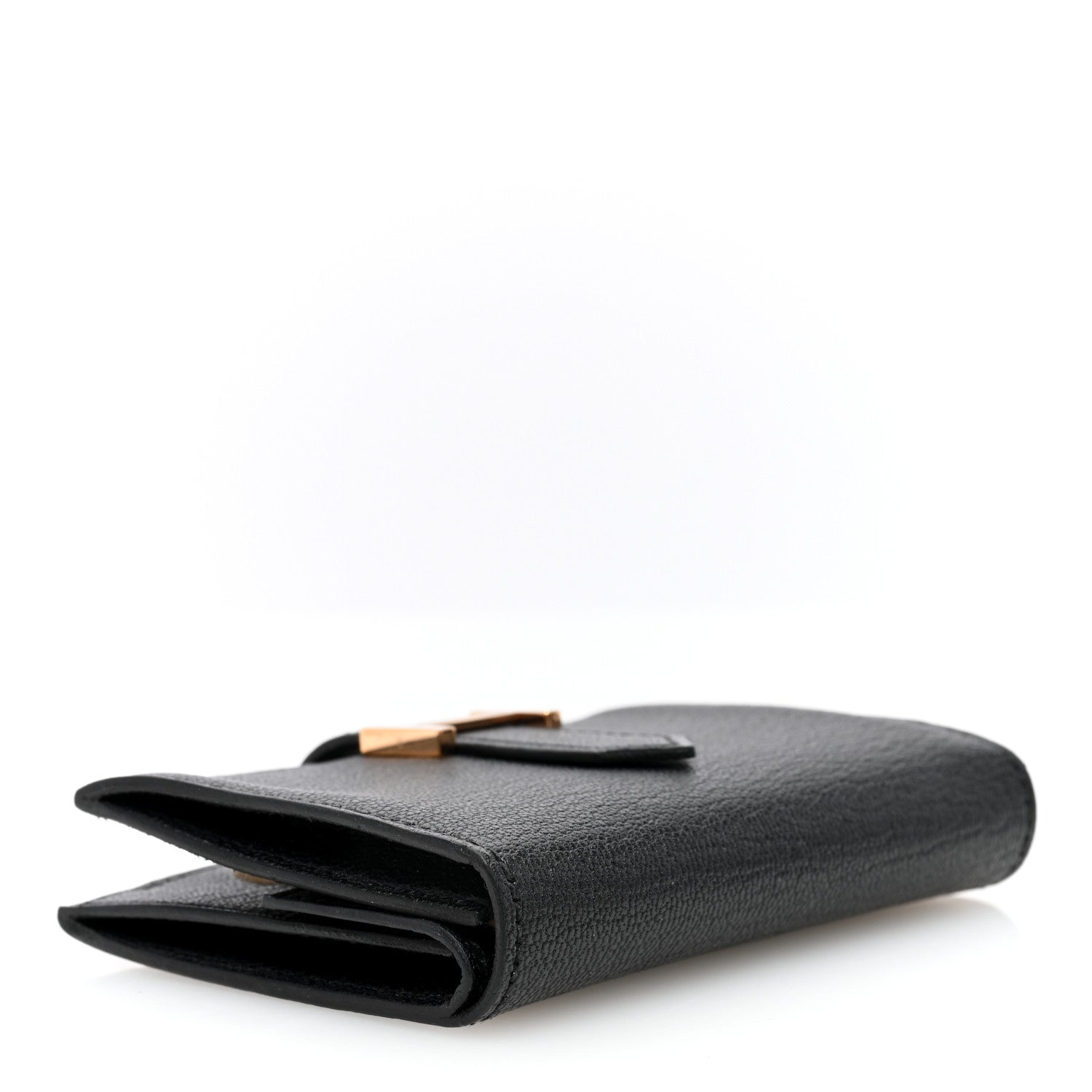 Hermes Chevre Mysore Mini Bearn Wallet Black 4 of 8