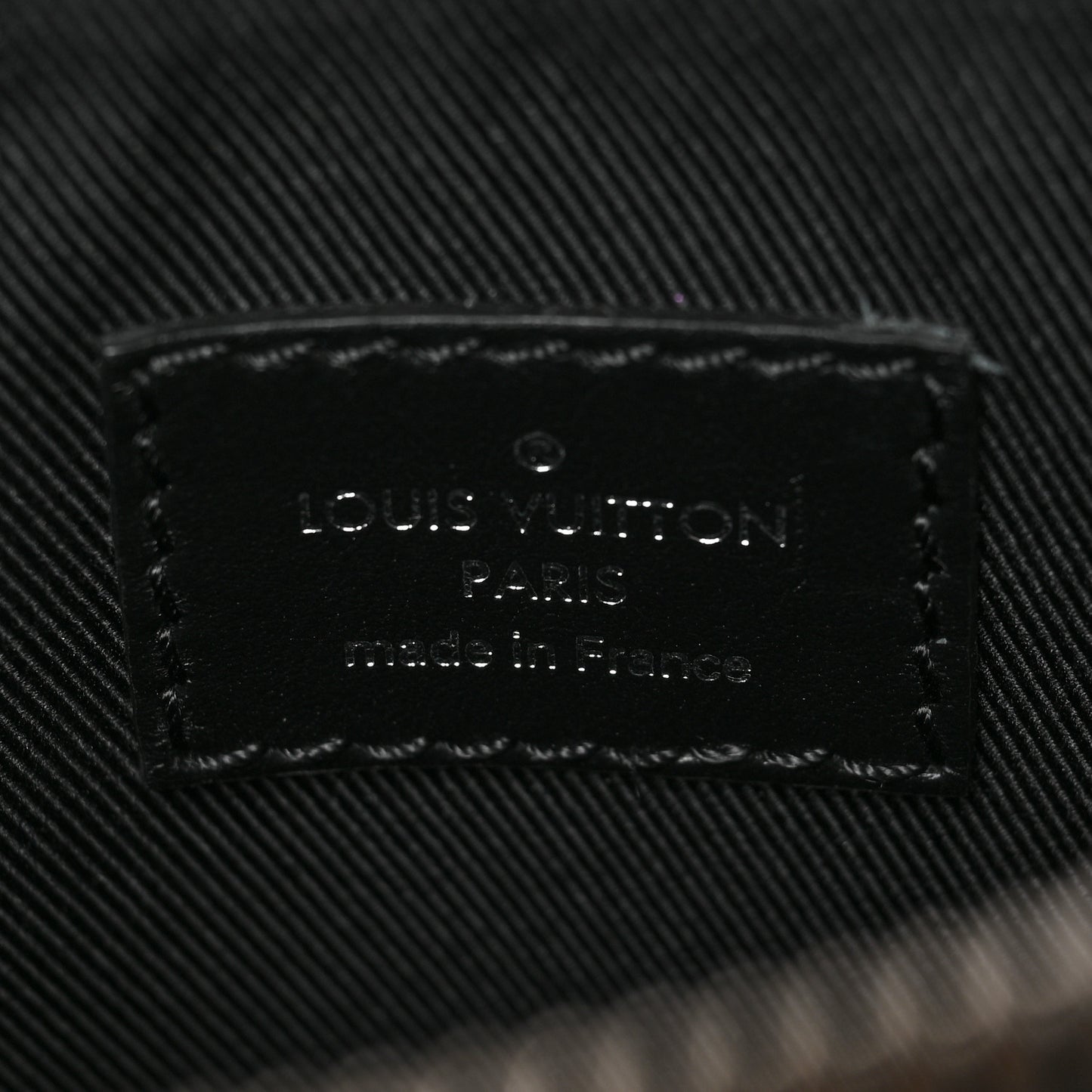 Reverse Monogram Eclipse Keepall XS Black