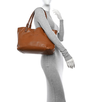 Gucci Calfskin Medium Craft Tote Brown 2 of 11