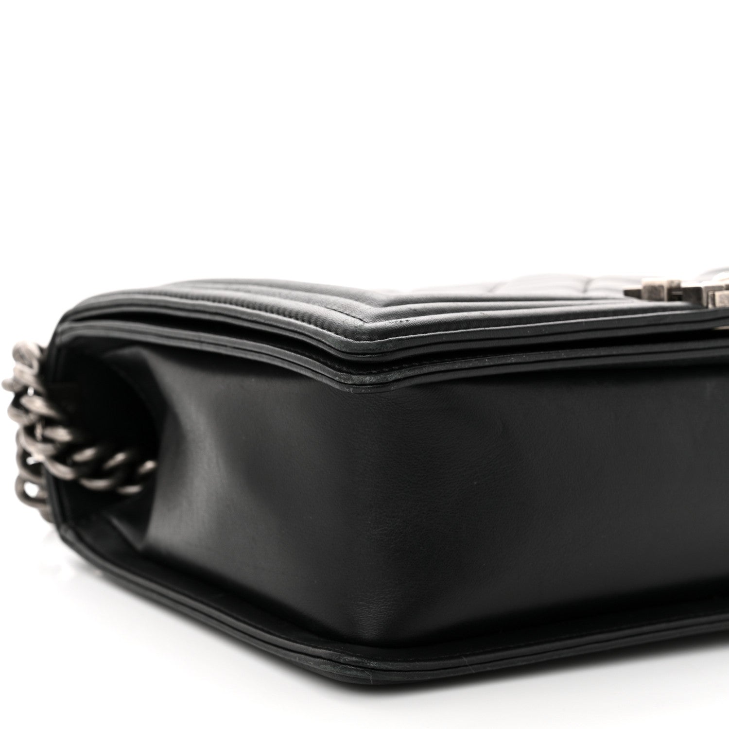 Chanel Lambskin Quilted New Medium Boy Flap Black 9 of 12