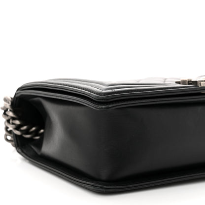 Chanel Lambskin Quilted New Medium Boy Flap Black 9 of 12