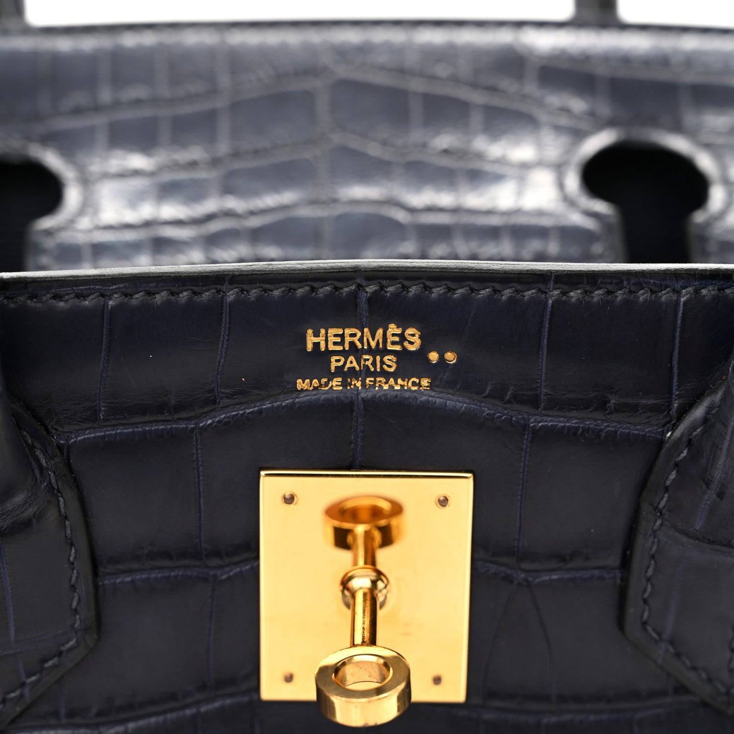 Hermes Matte Niloticus Crocodile Birkin 30 Bleu De Malte 6 of 13