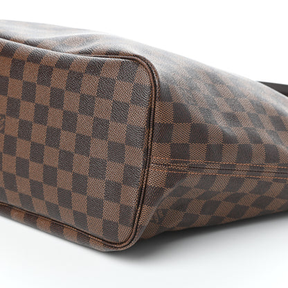 Louis Vuitton Damier Ebene Neo Neverfull MM Rose Ballerine 9 of 9