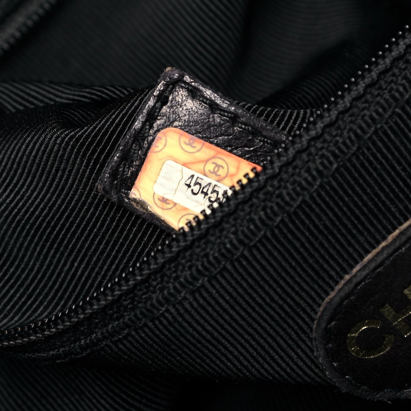 Caviar Quilted Flap Shoulder Bag Black