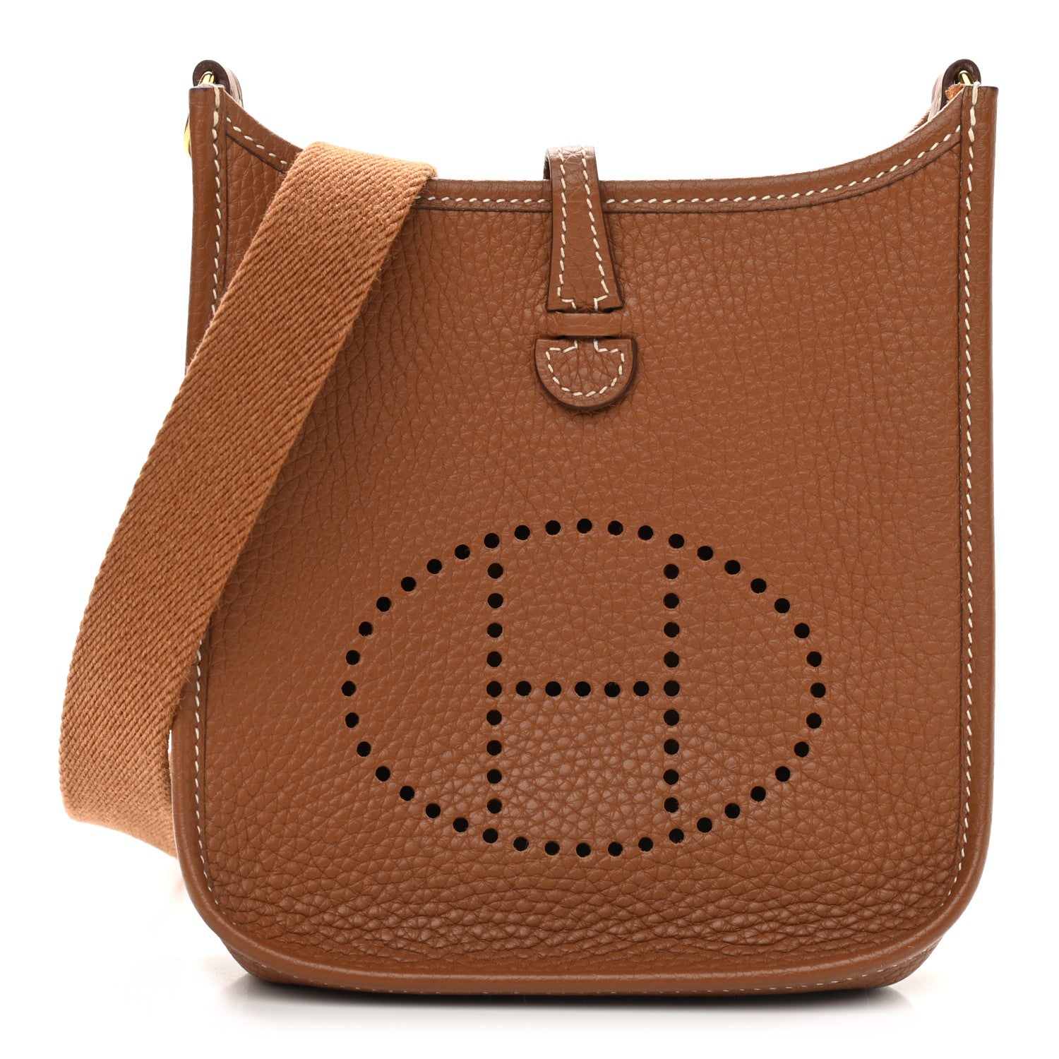 Hermes Taurillon Clemence Evelyne TPM Gold 1 of 10