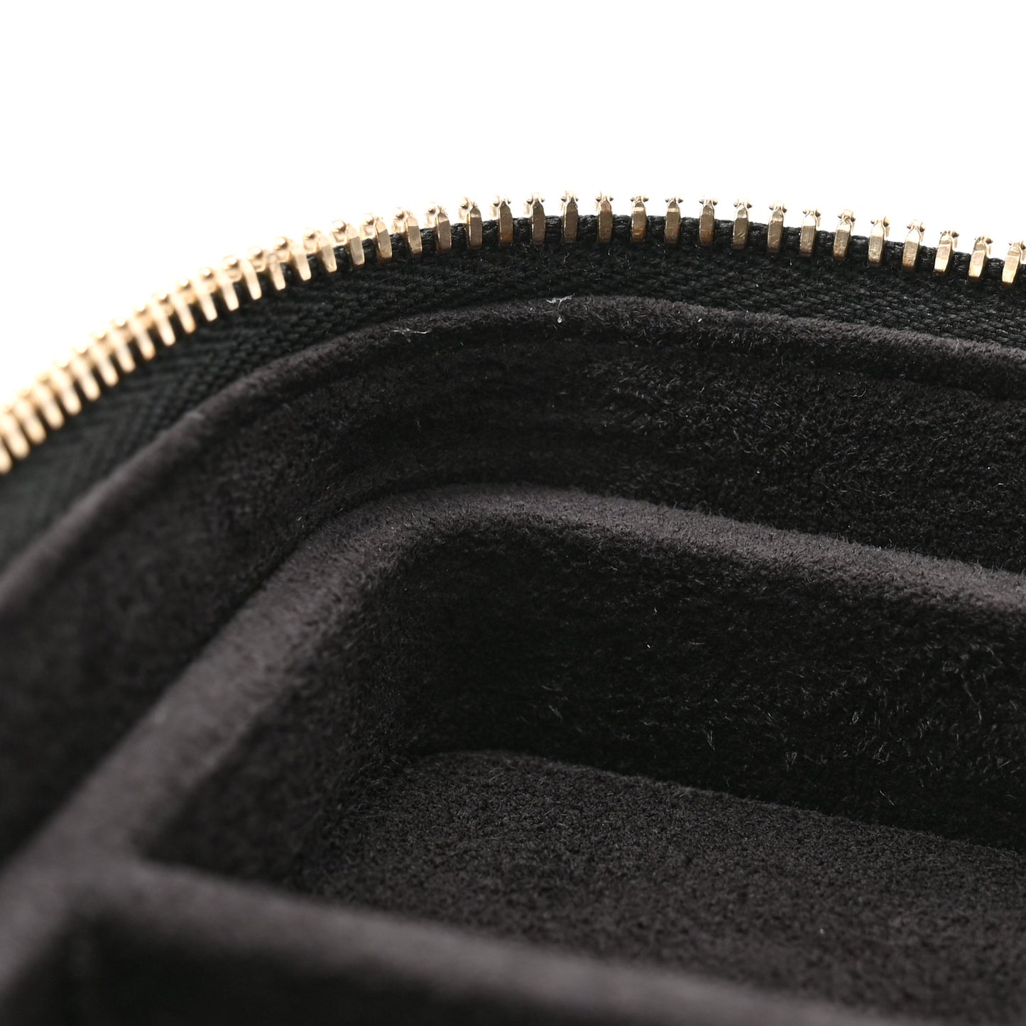 Caviar Quilted Jewelry Box Black