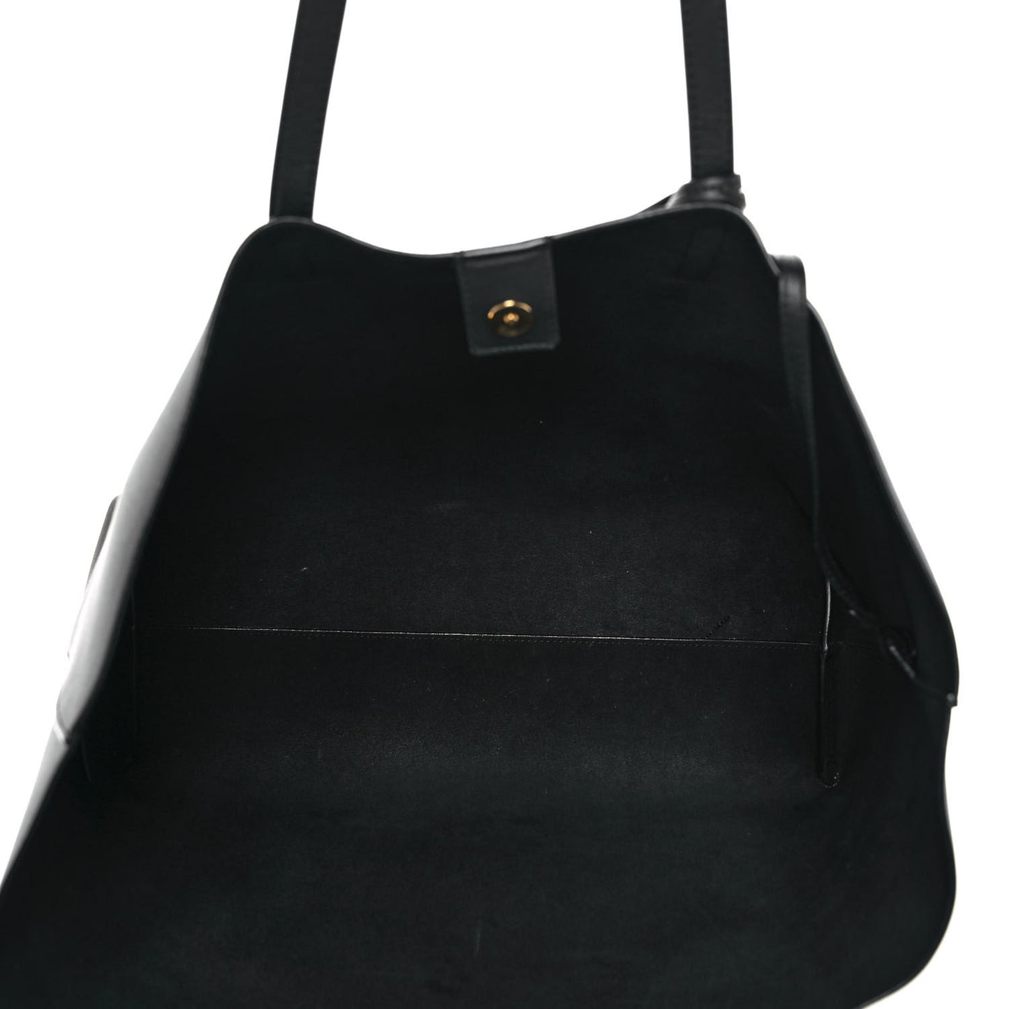 Calfskin Large Shopping Tote Black