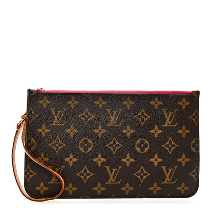 Louis Vuitton Monogram Neverfull MM GM Pochette Pivoine 1 of 6
