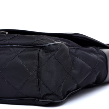 Prada Nylon Tessuto Impuntu Quilted Messenger Black 7 of 12