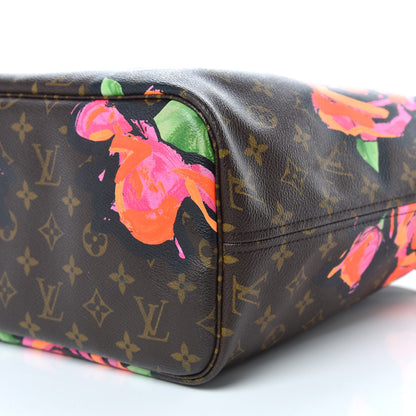 Louis Vuitton Monogram Roses Neverfull MM 6 of 10