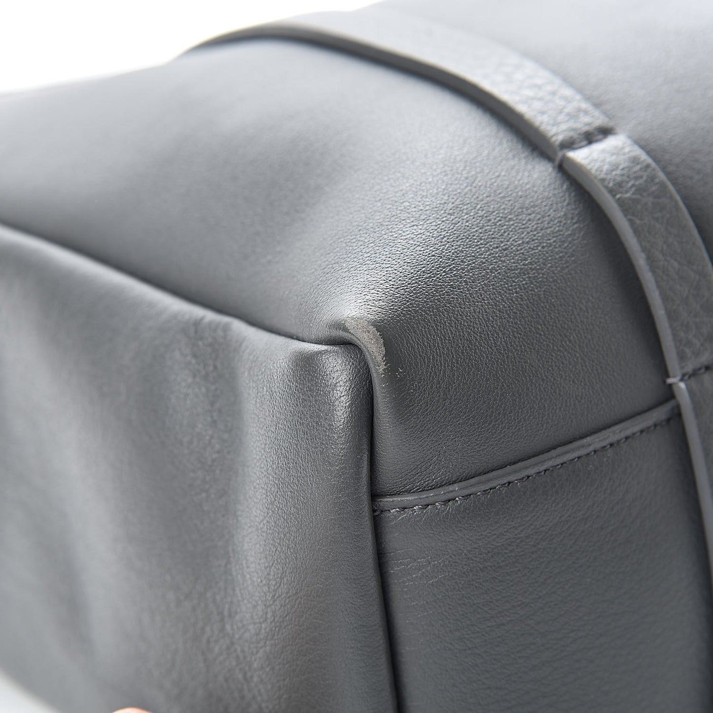 Calfskin XS Everyday Tote Grey Black
