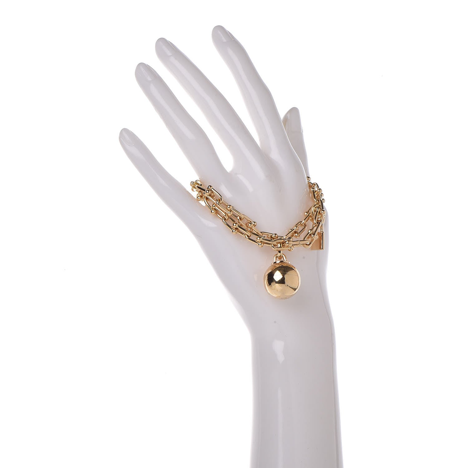 Tiffany 18K Yellow Gold HardWear Wrap Bracelet 2 of 6