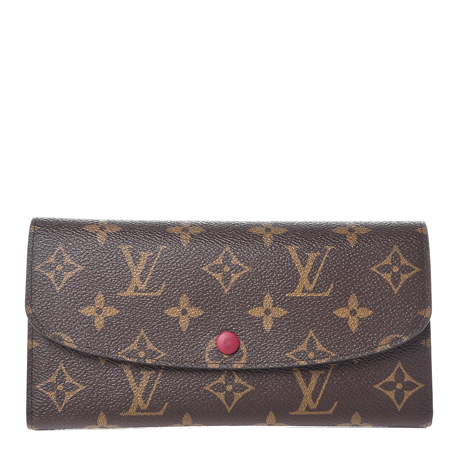 Louis Vuitton Monogram Emilie Wallet Fuchsia 1 of 7