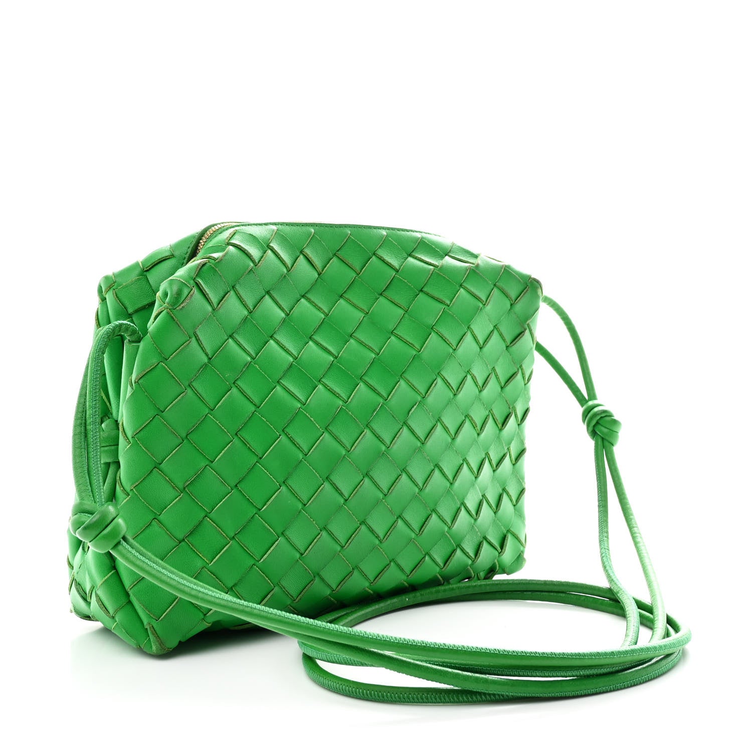 Bottega Veneta Nappa Intrecciato Small Loop Camera Bag Parakeet 2 of 8